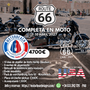RUTA 66 EN MOTO, USA.