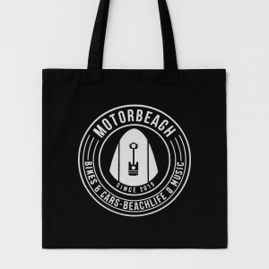 Totebag Motorbeach Logo Negra