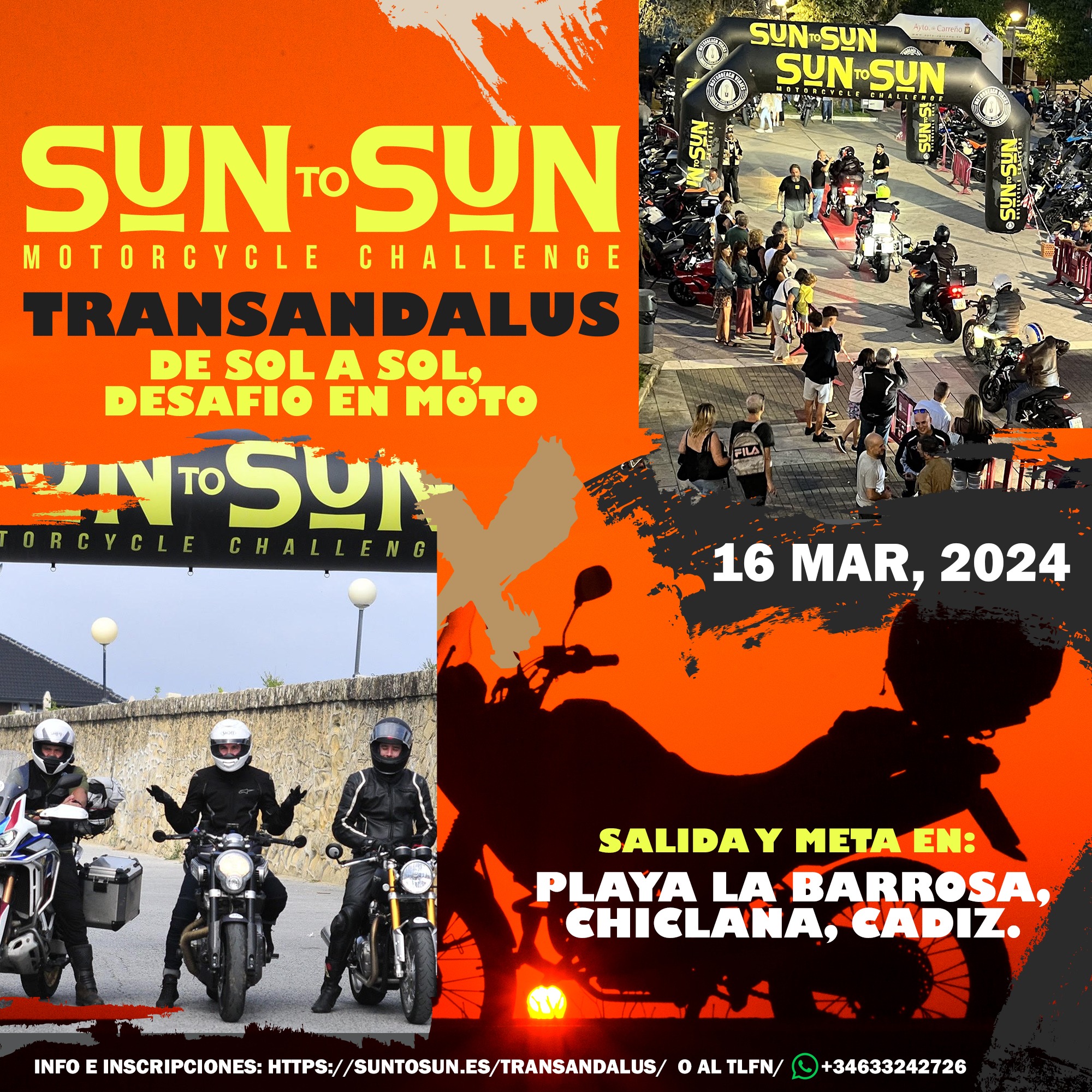 En este momento estás viendo “Sun to Sun”, desafio Andalucia en moto de “Sol a Sol”, 16 Marzo.