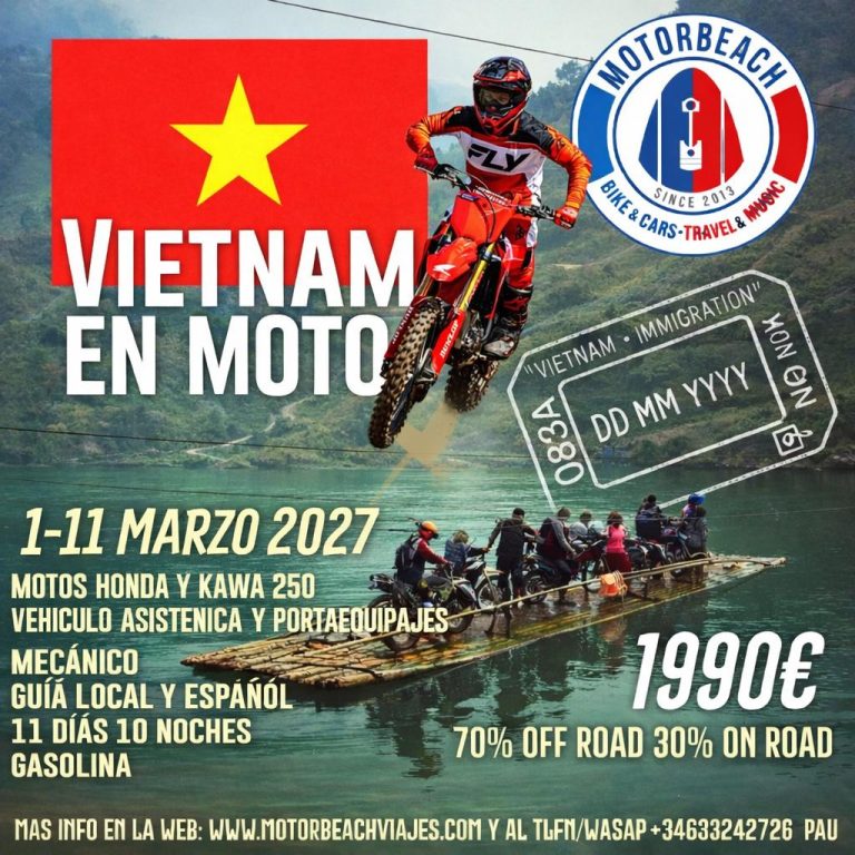 Viaje en moto por Vietnam con Motorbeach Viajes