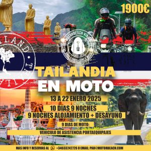 TAILANDIA en moto.