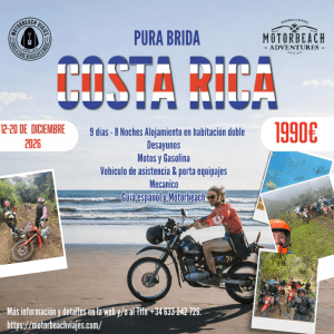 Costa Rica en moto, pura brida !!!!!