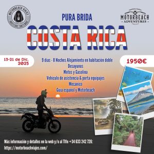 Costa Rica en moto, pura brida !!!!!