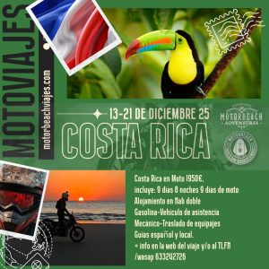 Costa Rica en moto, pura brida !!!!!