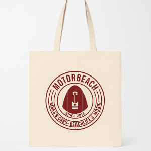 Totebag Motorbeach Logo Negra