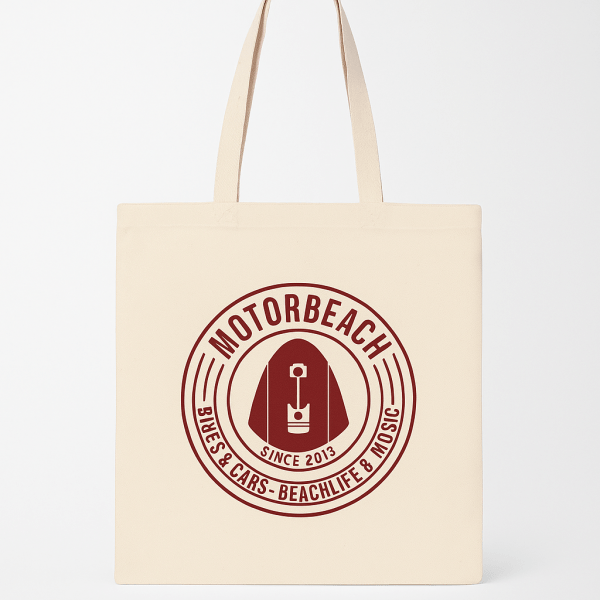 Totebag Motorbeach Logo Negra - Imagen 2