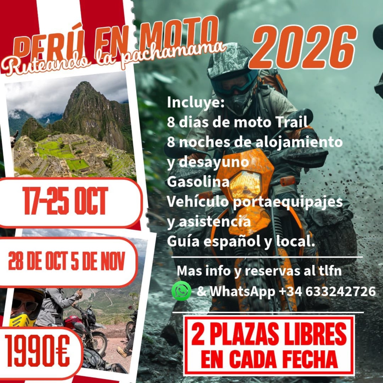 Perú en Moto - Desafio Inca.