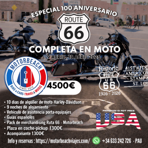 RUTA 66 EN MOTO, USA.