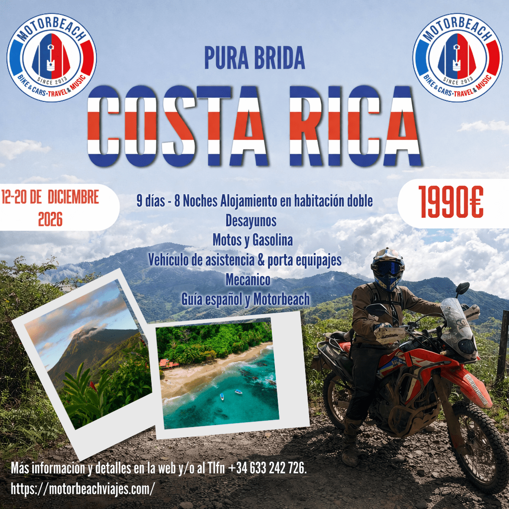 En este momento estás viendo Costa Rica en moto off road | Viaje Motorbeach diciembre 2026